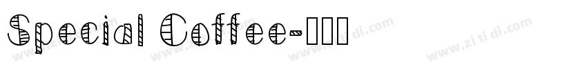 Special Coffee字体转换